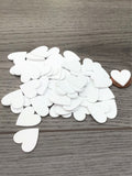 Pack of 100 White Wooden Hearts - Premium  from Smart as a button - Just £3.25! Shop now at Smart as a button