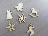 Wooden Christmas Shapes - Premium  from Smart as a button - Just £1.50! Shop now at Smart as a button